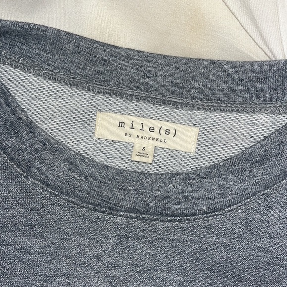 Madewell Grey Crewneck - Picture 2 of 3